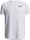 Under armour ua tech 2.0 ss-wht jongens sportshirt - wit - zwart