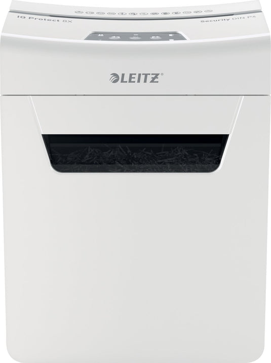 Papierversnipperaar leitz iq protect premium 8x