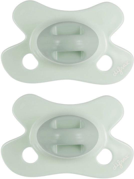 Difrax fopspeen dental - newborn - lichtgroen - 2 stuks