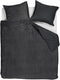 Ambiante plush teddy dekbedovertrek - lit jumeaux - 240x200 220 - antraciet