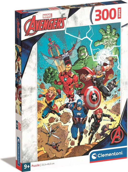 Clementoni legpuzzel super color the avengers, 300st.