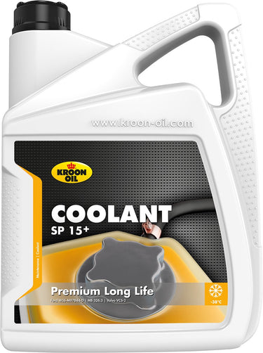 Kroon-oil koelvloeistof sp 15+ - vorstbeveiliging - 5 liter - oranje