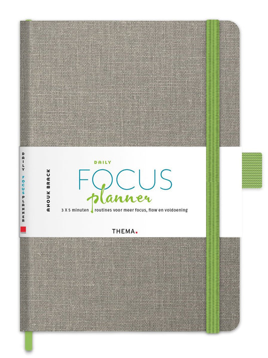 Merkloos sans marque daily focusplanner - weekplanner