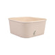 Depa saladebak bamboepapier vierkant (25x 1.25ltr)