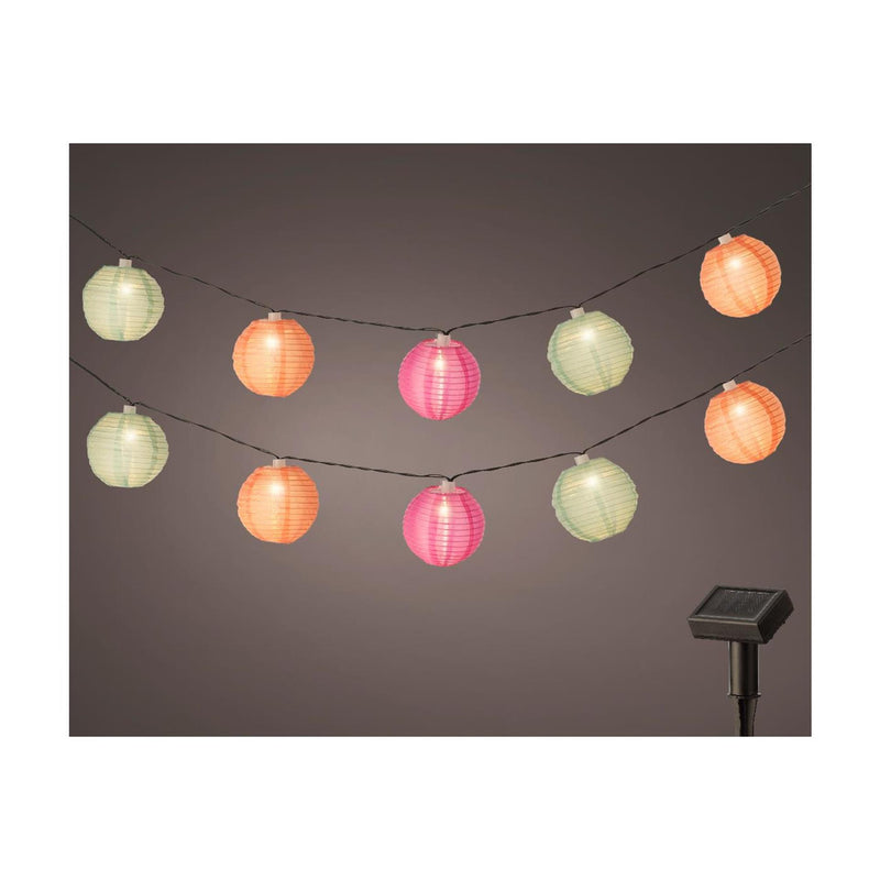Load image into Gallery viewer, Lumineo solar lampionnen multi ø7,5xl450cm
