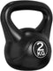 Tunturi pvc kettle bell - kettlebell - 2 kg - incl. gratis fitness app