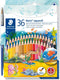 Staedtler noris aquarell kleurpotlood - set 36 st + penseel