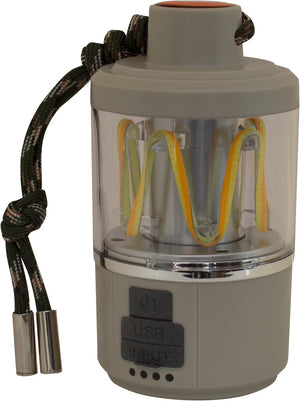 Eurotrail campinglamp string - oplaadbaar - multifunctioneel - ivory - compact en lichtgewicht - powerbankfunctie