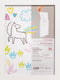 Walther artist explorer - houten lijst - voor 30 kinderschetsen - fotoformaat 21x30 cm - kunstglas - wit