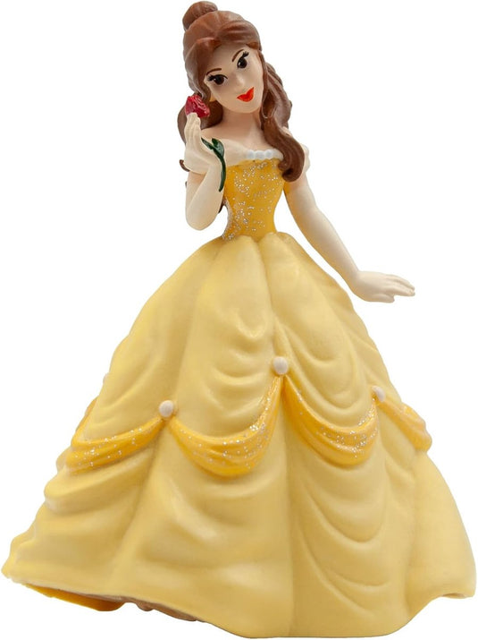 Bullyland 12401 – speelfiguur disney belle (belle en het beest) – levensecht en detailrijk vormgegeven – ideaal als taartfiguur, verzamelobject of betoverend cadeau voor kinderen vanaf 3 jaar
