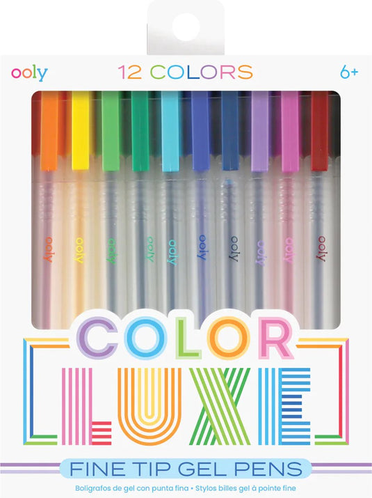 Ooly - color luxe - gel pens - 12 gelpennen met fijne punt