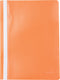 Pergamy snelhechtmap, ft a4, pp, pak van 5 stuks, oranje
