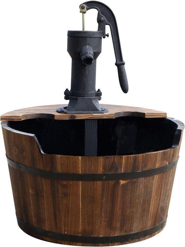 Ubbink - acquaarte - newcastle - waterornament - hout