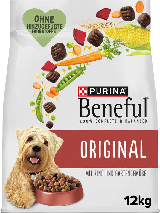 Beneful original - hondenvoer - rund tuingroenten - 12 kg