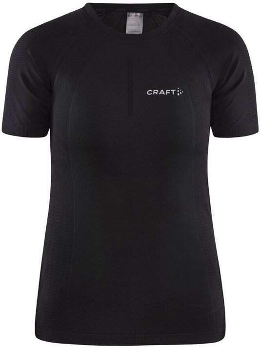 Craft active cool intensity ss w dames thermoshirt - zwart