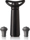 Vacuvin vacu vin wine saver concerto zwart | vacuüm wijnpomp | 2 vacuum wine stoppers