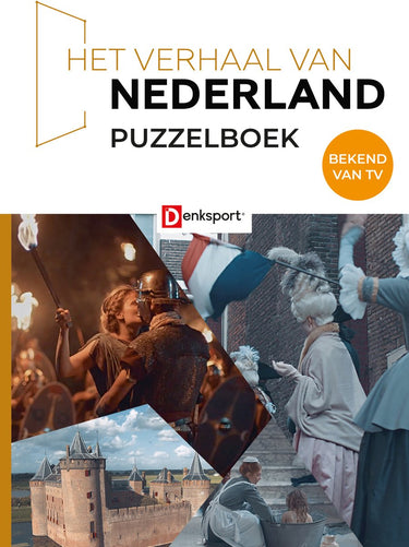 Denksport – het verhaal van nederland puzzelboek - quizzen en beeldpuzzels