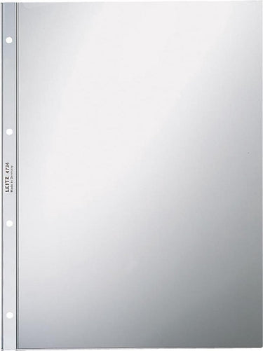 Leitz showtas - a4 - 0,09 mm - 4-gaats - 100 stuks - transparant