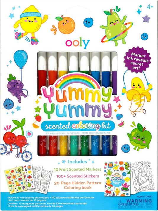 Ooly - yummy yummy - stiften en stickers met fruitgeur