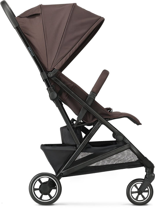 Deryan easy2 buggy - lichtgewicht - compact - inklapbaar - chocolade
