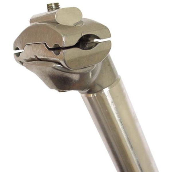 Load image into Gallery viewer, Zadelpen atb zilver 27.8 35cm alu
