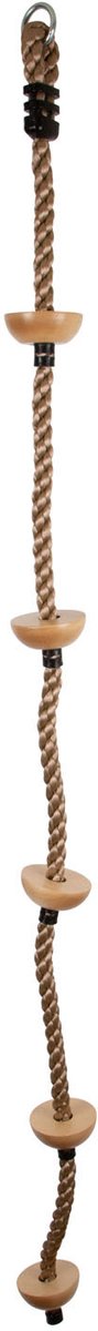 Load image into Gallery viewer, Small foot - klimladder met houten opstapjes, 190cm
