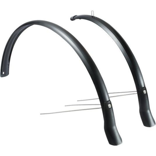 Eurofender Spatbordset Snello 28 x 51 mm mat zwart