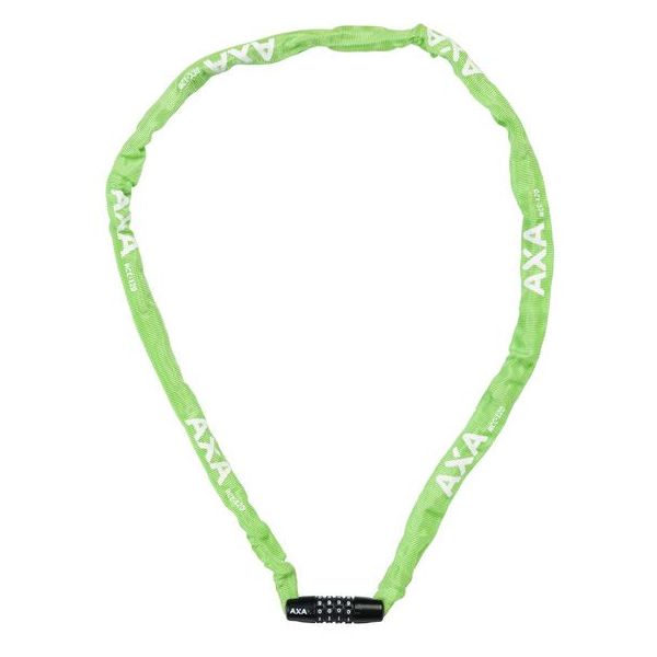 Load image into Gallery viewer, Axa slotketting rigid 120cm codeslot groen (kaart)
