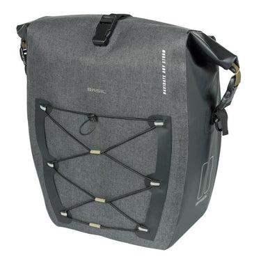 Basil tas navigator storm enkel medium grijs 12-15l