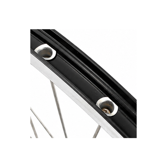 Achterwiel 28 1 4inch - favorit remnaaf - zac2000 velg (zwart zilver)