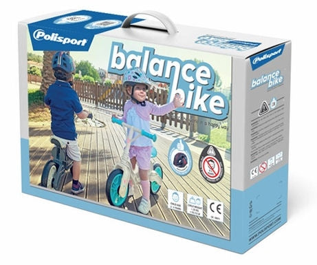 polissport balance bike gray balance bike cream finish