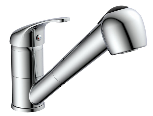 Ngk eisl grande vita meraan keuken met uittrekbare sproeier | chroom - ni183crt ni183crt