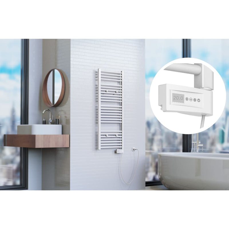 Load image into Gallery viewer, Eisl badkamerradiator met timer 120x50x15 cm wit
