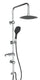 Eisl duschtraum hoofddouche set | chroom-zwart - dxld60088cs dxld60088cs