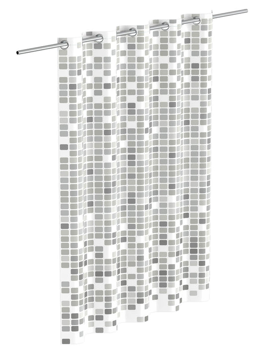 Eisl douchegordijn - mozaïek grijs - ba0403 ba0403