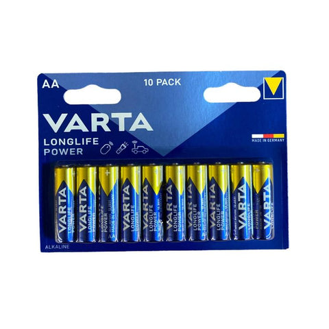 Varta batterij longlife alkaline aa-batterijen (p10)