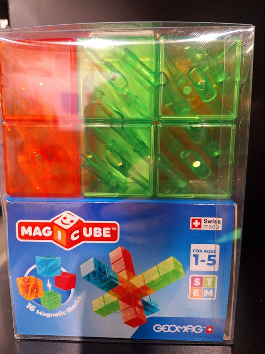 Geomag magicube recycled - magnetische bouwblokken - 16-delig - vanaf 1 jaar