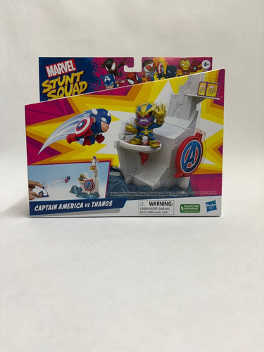 Marvel stunt squad -captain america vs thanos- hasbro