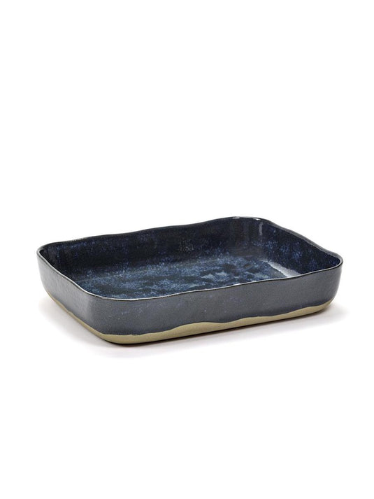 Serax - merci la nouvelle table - ovenschaal - blauw grijs - 2 stuks