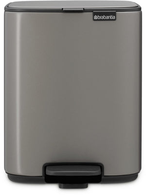 Brabantia bo pedaalemmer - 7 liter - badkamer - platinum