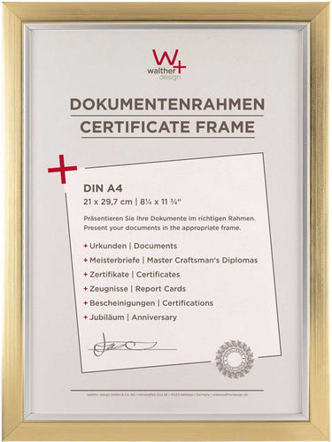 Walther beyond - fotolijst - fotoformaat 21x29,7 cm (din a4) - champagne