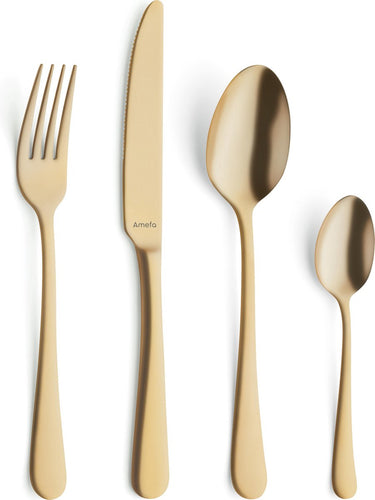 Amefa austin vintage - bestekset - 24 delig- 6 persoons - goud