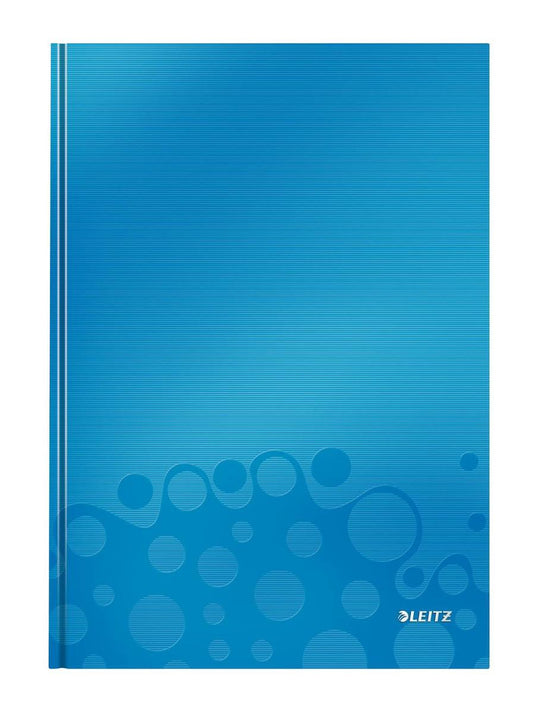Leitz wow notebook formaat 21 x 297 cm (a4) geruit 5 mm blauw