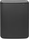 Brabantia bo touch bin prullenbak - 60 liter - 1 vak - mineral infinite grey