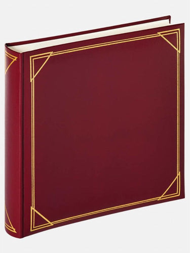 Walther mx-200-r standard - classic album - formaat 30 x 30 cm - 100 witte pagina's - rood