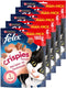 Felix crispies maxipack - kattensnack - kattensnoepjes - zalm forel - 5 x 180g