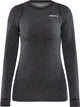 Craft - core wool merino ls tee - thermoshirt - dames - zwart - m