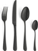 Amefa austin zwart - bestekset - 24-delig - 6 persoons