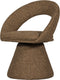Woood winter draaibare eetkamerstoel - zand melange - 80x63x57