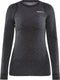 Craft - core wool merino ls tee - thermoshirt - dames - zwart - s